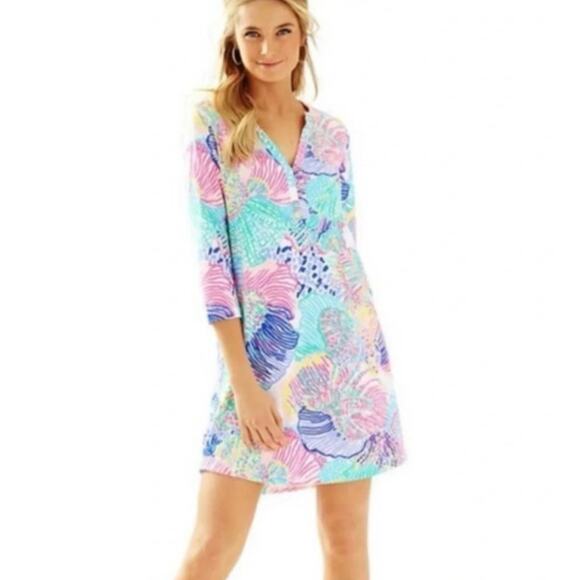 Lilly pultizer Dresses & Skirts - NWT Lilly Pulitzer ROAR OF THE SEAS ALI DRESS Size XXS